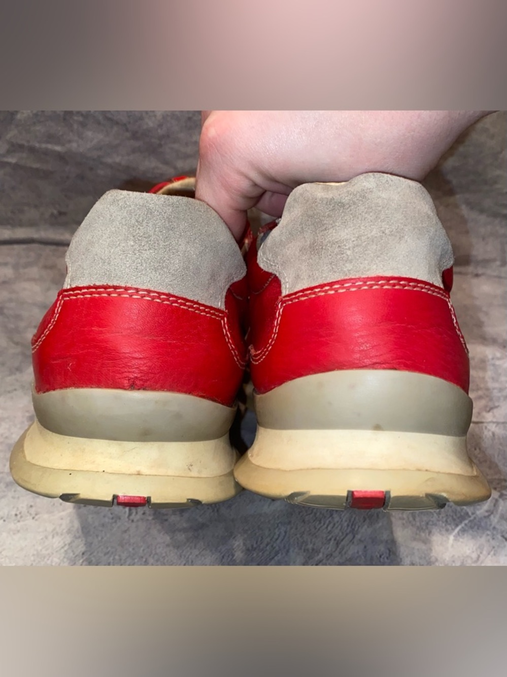 Vintage 90s Y2K Prada America’s Cup Sneakers Trainers Leather Suede 11 US 10 UK - Picture 4 of 9